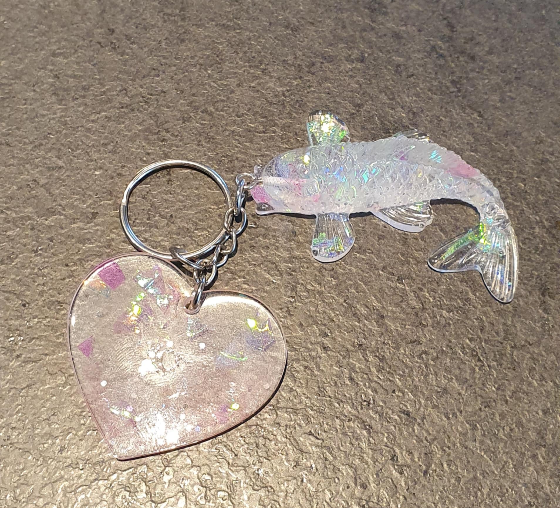 Porte-clés Carpe Koï Holographique