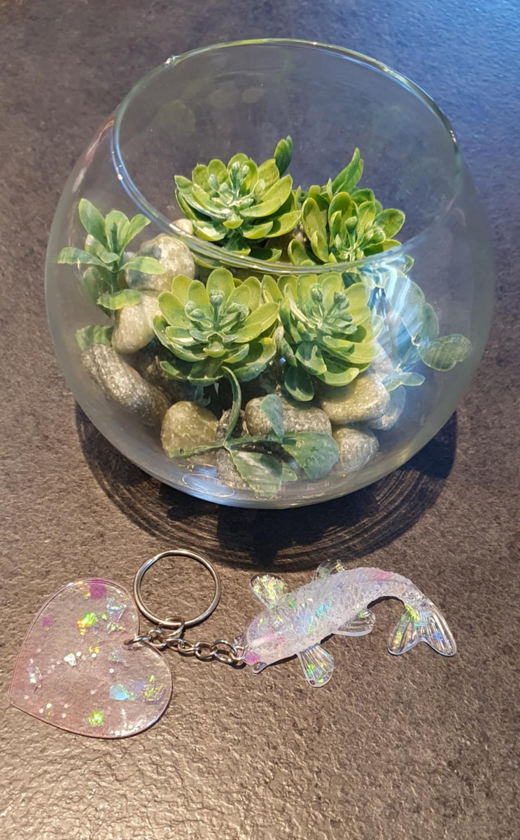 Porte-clés Carpe Koï Holographique