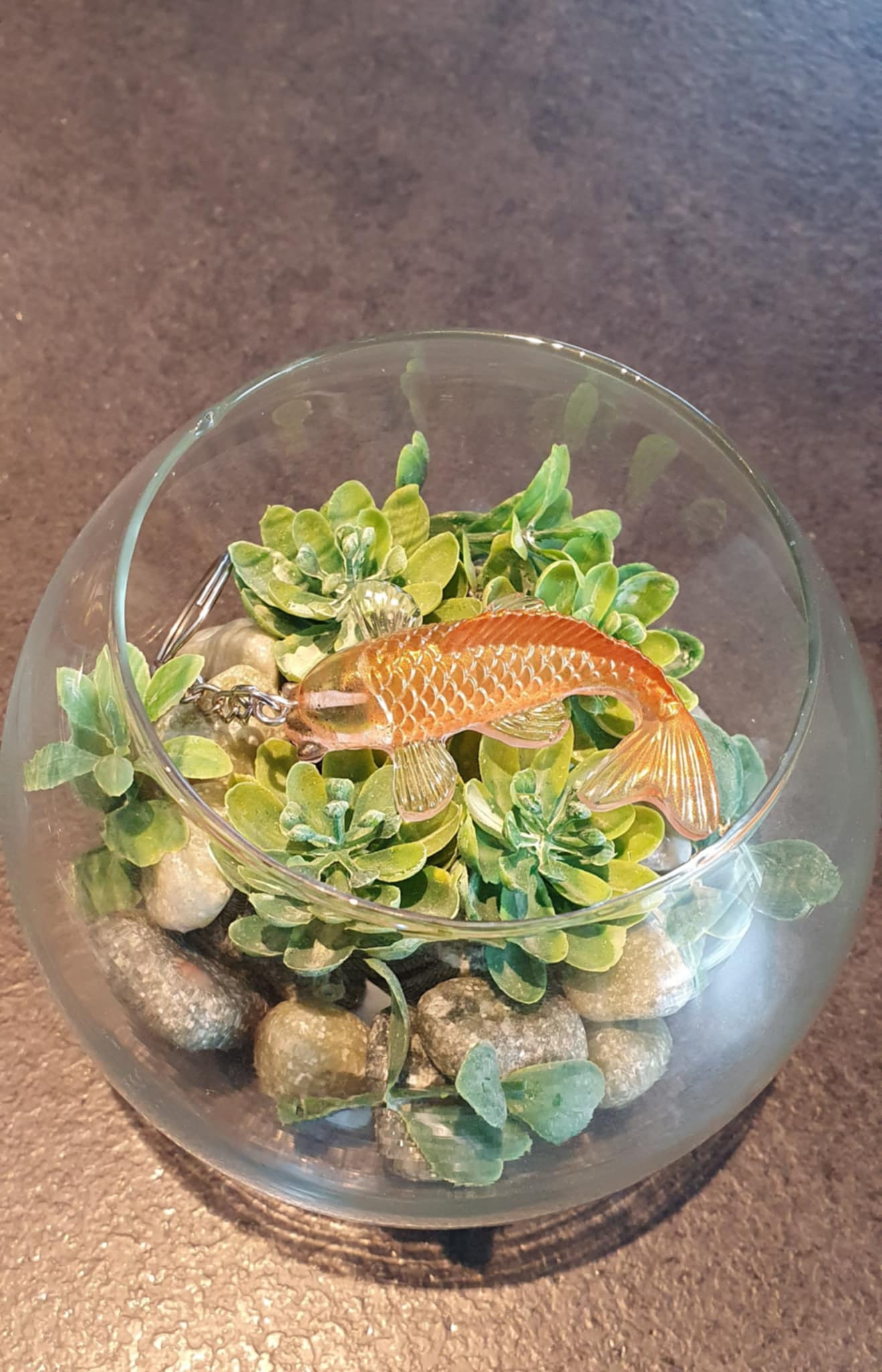 Porte-clés Carpe Koï  Bronze à mettre sur tes clés.