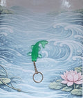 Porte-clés Carpe Koï Verte