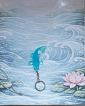 Porte-clés Carpe Koï turquoise